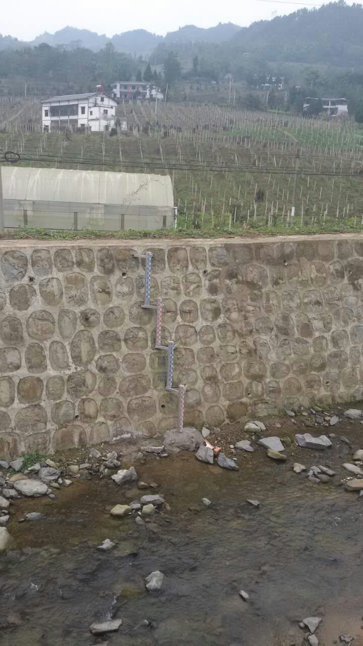 重庆万州区水库水位标杆